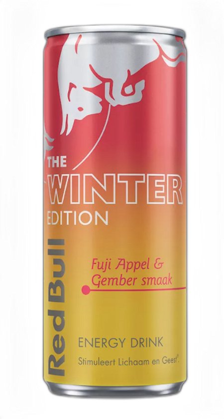 red bull winter editie appel gember